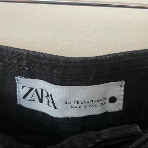 Zara Blogger Favorite The Marine Straight Black Pants - Picture 7 of 8